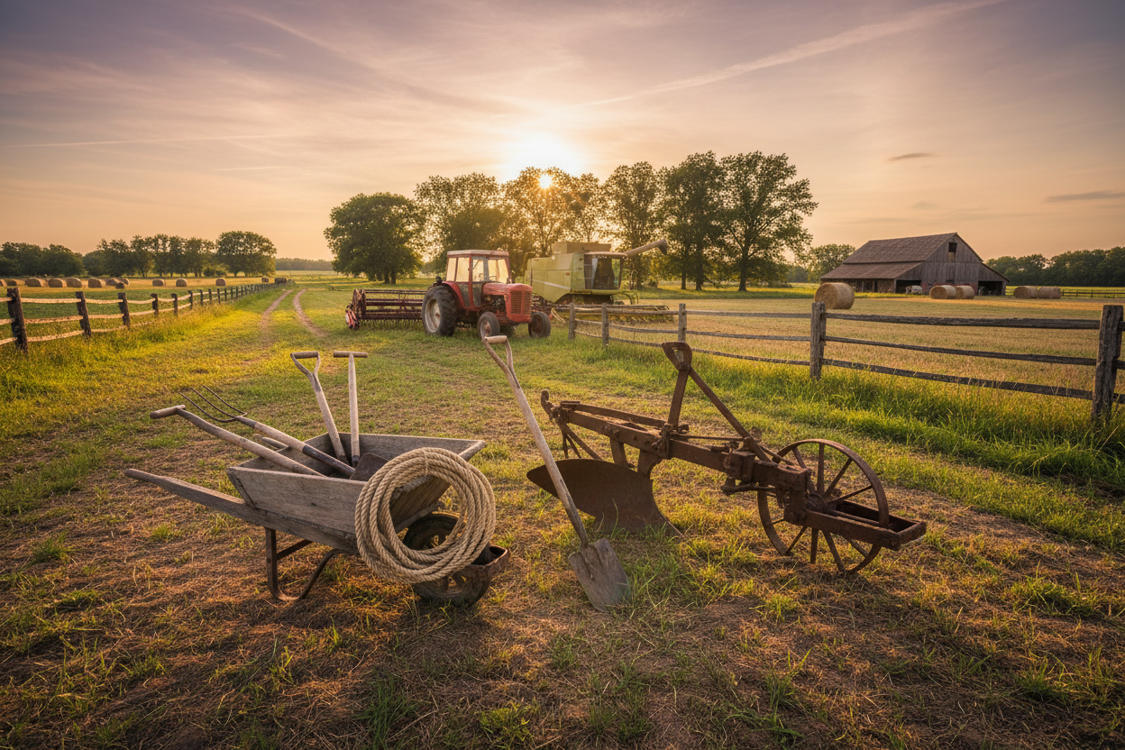 Maquinaria agrícola y utensilios