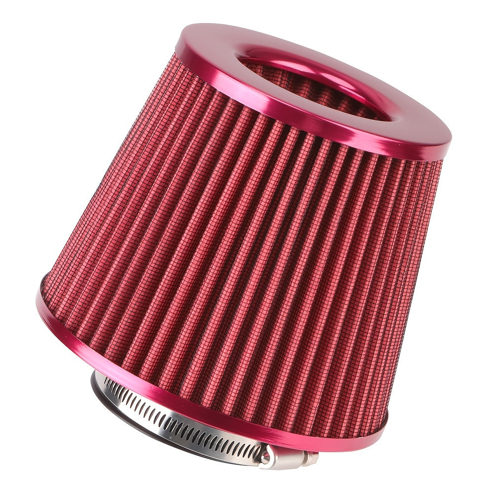 Cold Air Intake Filter Car Accessories Sport Power Mesh Cone 7.6cm/3in Induction Kit High Flow Car Air Filters Universal