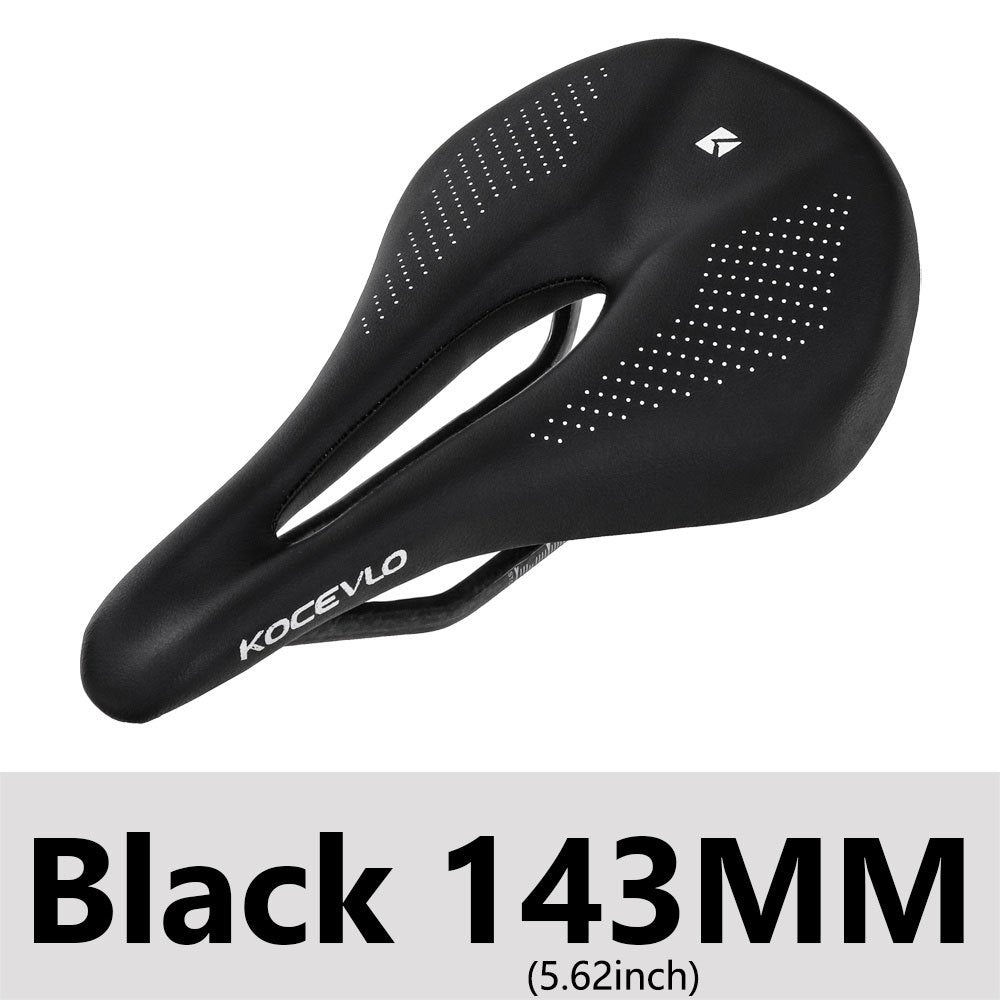 Lightweight and Comfortable Carbon Fiber Saddle - Perfect for Road Biking and MTB Riding!