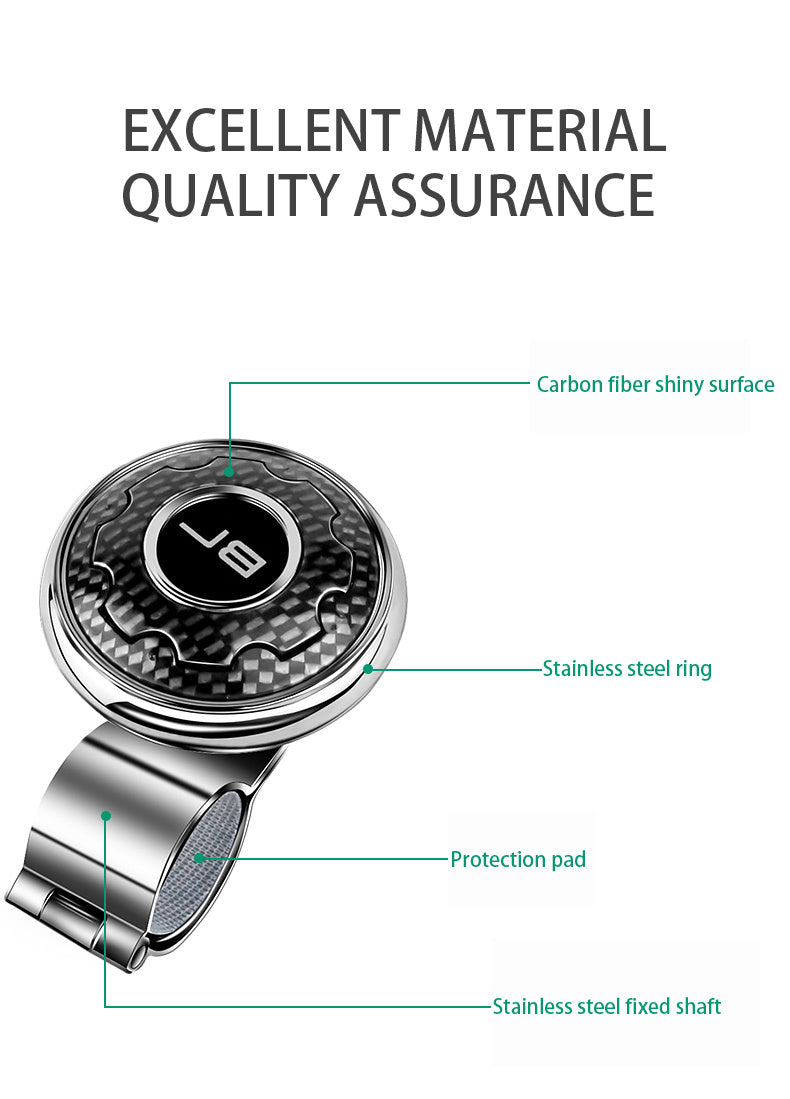 Upgrade Your Driving Experience With A Carbon Fiber Steering Wheel Knob!