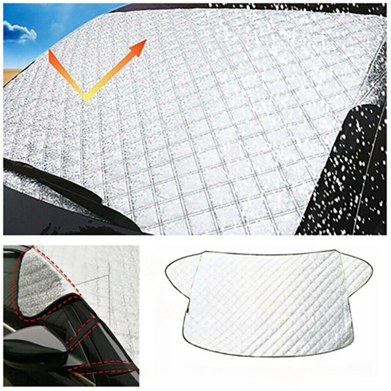 Car Windshield Cover Winter Sun Snow Ice Cover Waterproof Dustproof Anti-frost Anti-fog UV Protection Snow Cover Car Accessories, Multi-purpose