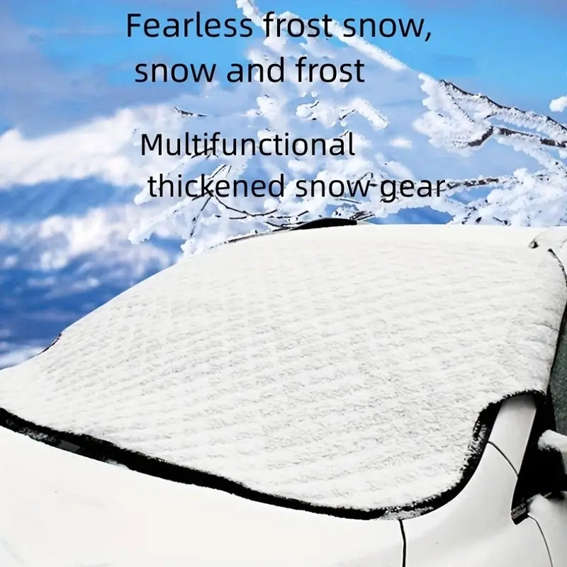 Car Windshield Cover Winter Sun Snow Ice Cover Waterproof Dustproof Anti-frost Anti-fog UV Protection Snow Cover Car Accessories, Multi-purpose