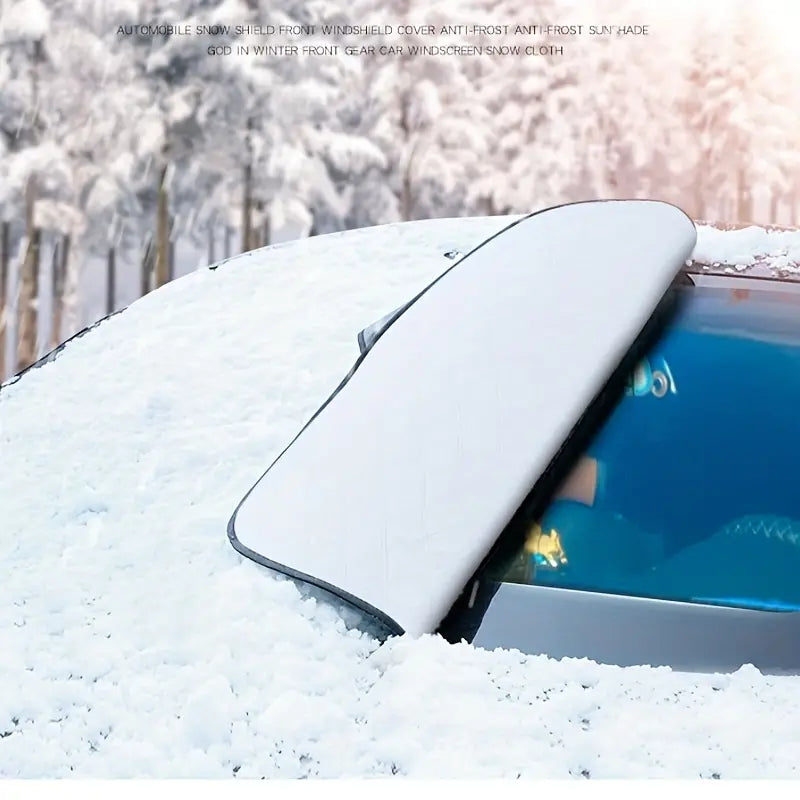 Car Windshield Cover Winter Sun Snow Ice Cover Waterproof Dustproof Anti-frost Anti-fog UV Protection Snow Cover Car Accessories, Multi-purpose