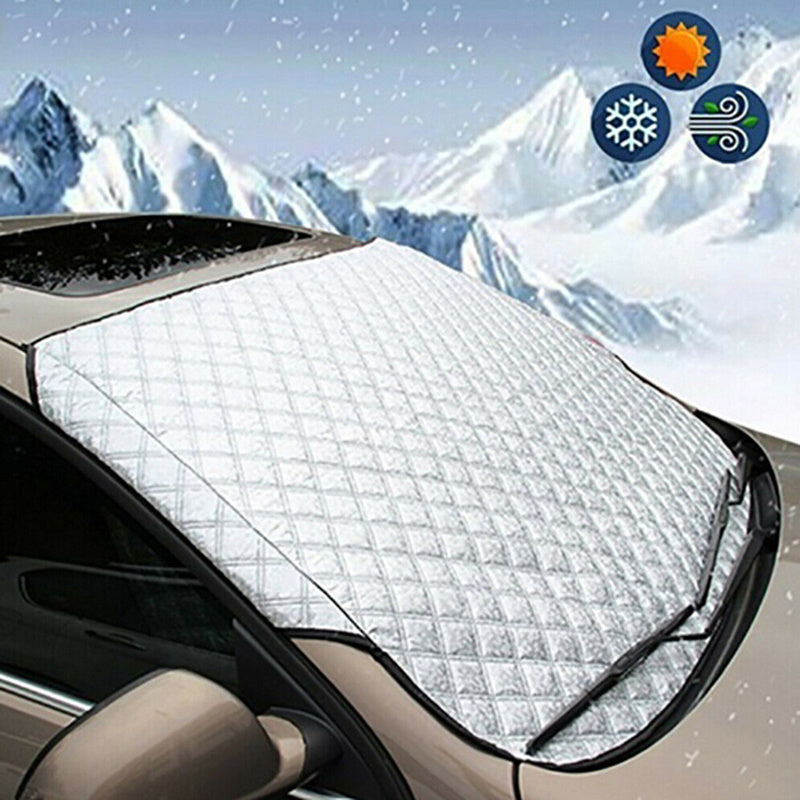 Car Windshield Cover Winter Sun Snow Ice Cover Waterproof Dustproof Anti-frost Anti-fog UV Protection Snow Cover Car Accessories, Multi-purpose