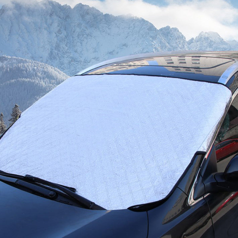 Car Windshield Cover Winter Sun Snow Ice Cover Waterproof Dustproof Anti-frost Anti-fog UV Protection Snow Cover Car Accessories, Multi-purpose