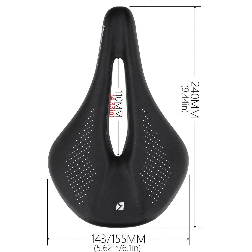 Lightweight and Comfortable Carbon Fiber Saddle - Perfect for Road Biking and MTB Riding!