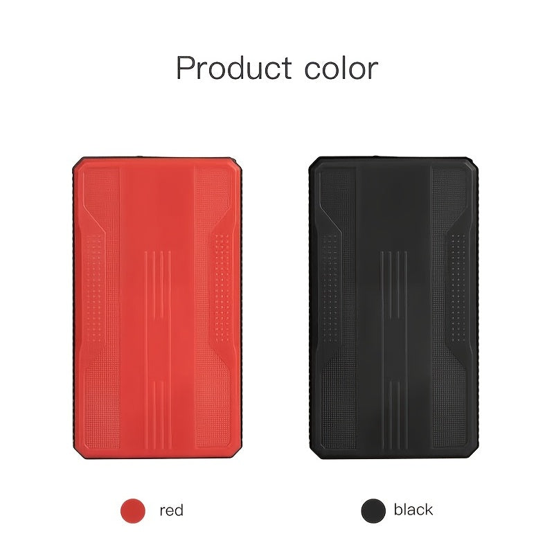 1pc Compact 26.64Wh Jump Starter & Power Bank - Emergency Car Boost For Petrol & Diesel, 12V, Safe, Dual-Color