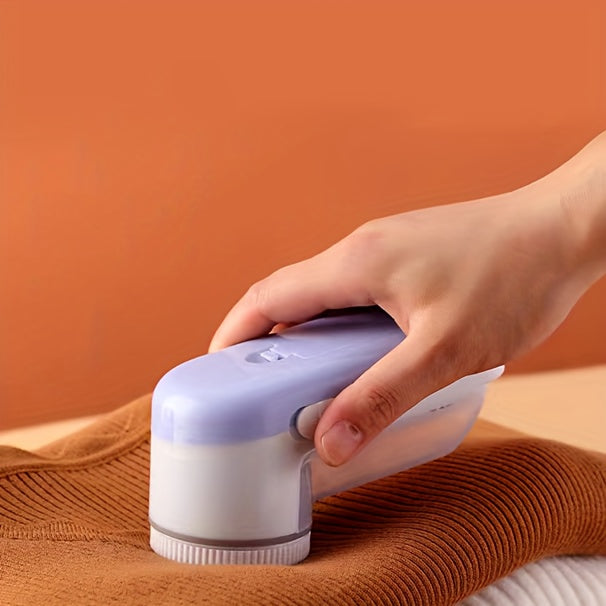 1pc, Fabric Shaver, Electric Lint Remover, Battery Operated Sweater Shaver, Power Lint Shaver, Fuzz Remover, Pilling Remover, Portable Lint Remover For Clothes, Bedding, Furniture, Carpet, Sofa, Cleaning Supplies, Cleaning Ga