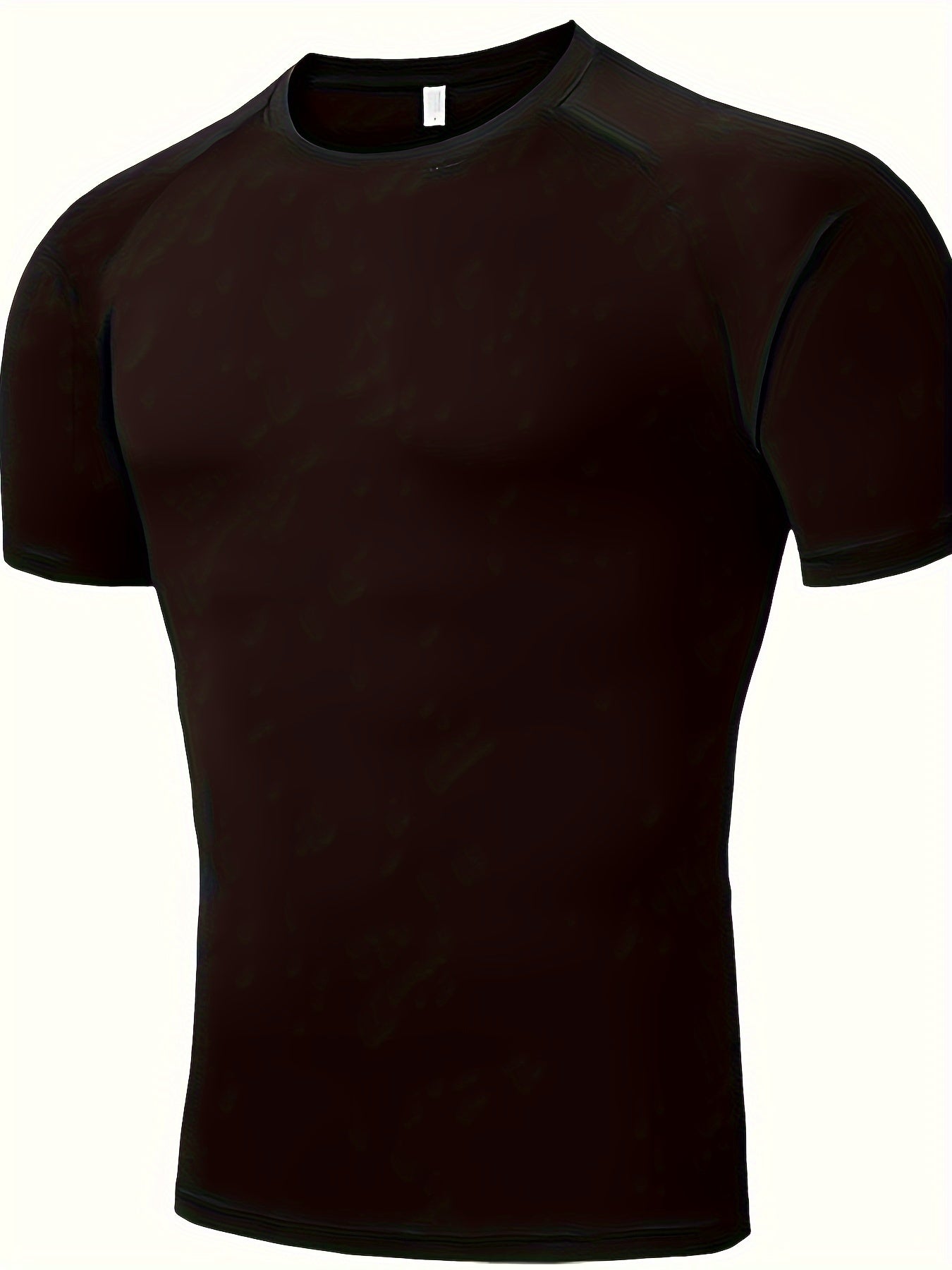 Men's Basic Solid Color Short Sleeve Comfy T-shirt, Breathable Quick-drying Tee Men's Summer Clothes Compression T-Shirt For Sports Fitness Running Basketball Mountaineering Cycling