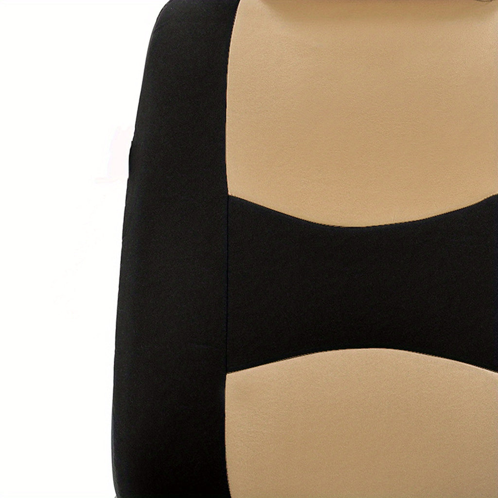 Upgrade Your Car Interior With A Universal Fit 5-Seat Polyester Car Seat Cover Set