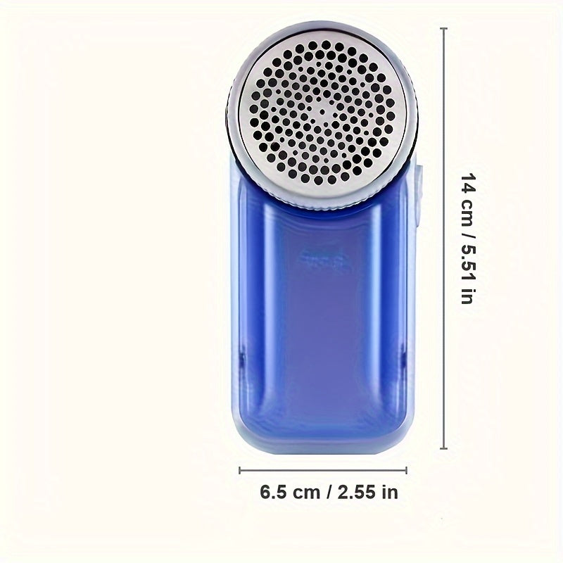 1pc, Fabric Shaver, Electric Lint Remover, Battery Operated Sweater Shaver, Power Lint Shaver, Fuzz Remover, Pilling Remover, Portable Lint Remover For Clothes, Bedding, Furniture, Carpet, Sofa, Cleaning Supplies, Cleaning Ga