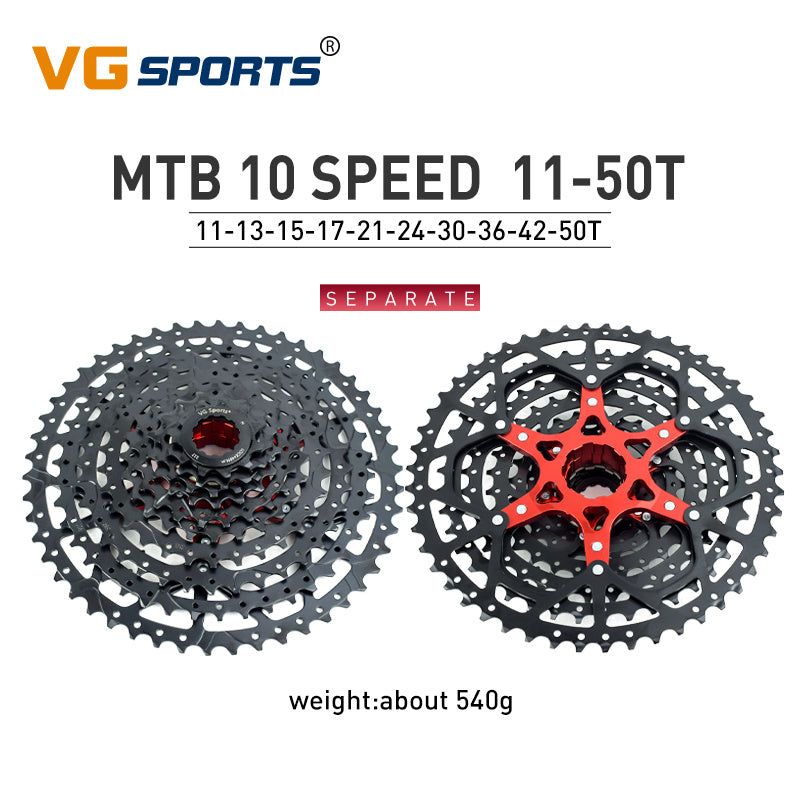 Lightweight MTB Bicycle Freewheel - Separate Aluminum Bracket, Superior Sprockets Performance