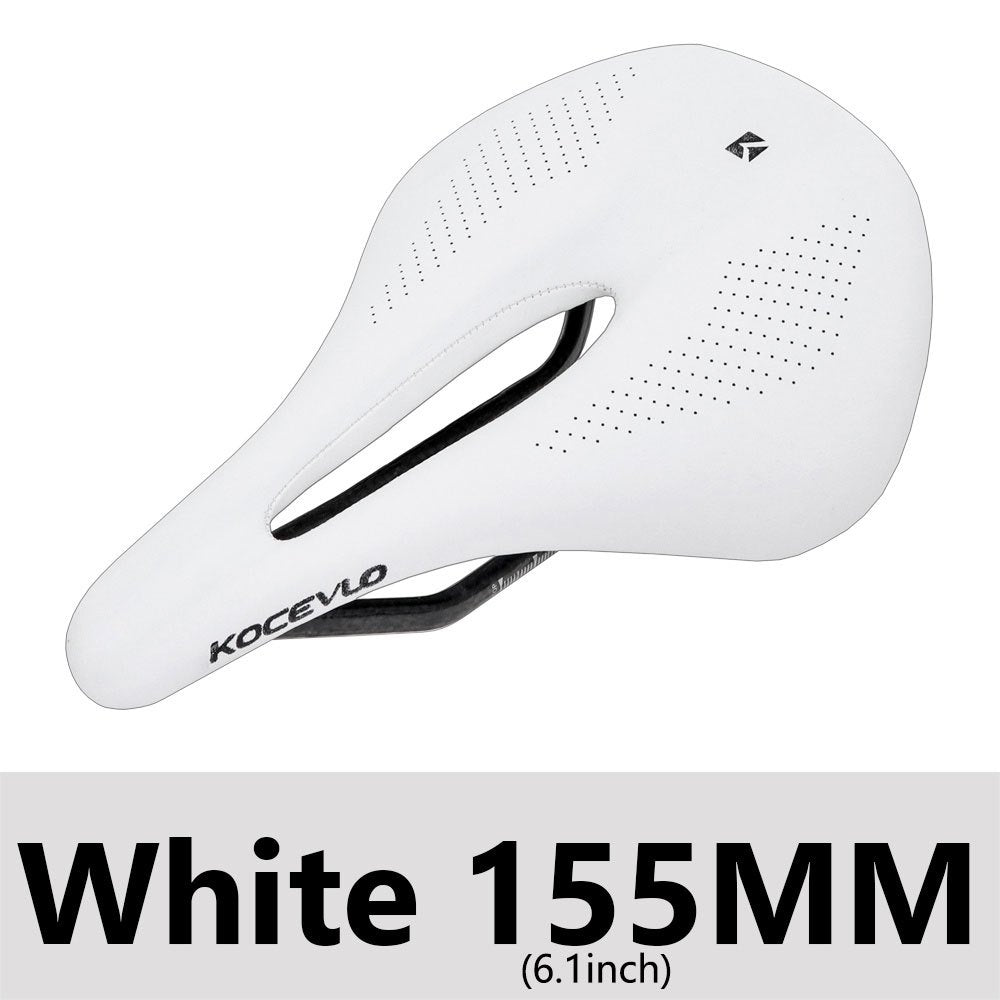 Lightweight and Comfortable Carbon Fiber Saddle - Perfect for Road Biking and MTB Riding!