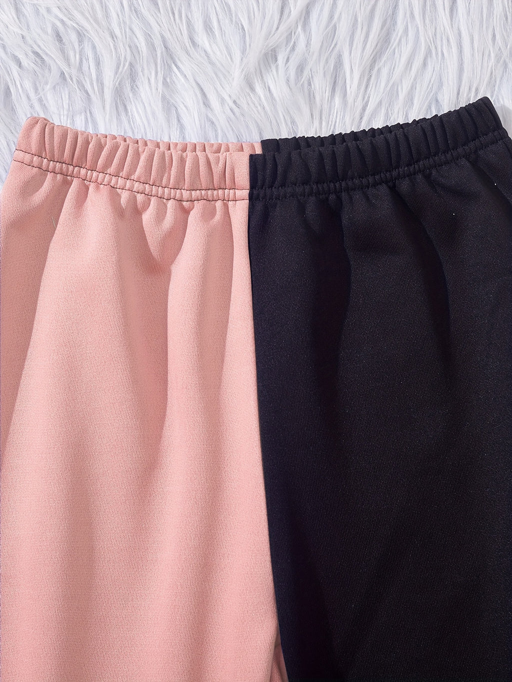 Girl's Butterfly Pattern Outfit 2pcs, Hoodie & Sweatpants Set, TO BE YOURSELF Print Kid's Color Clash Clothes For Spring Fall outdoors