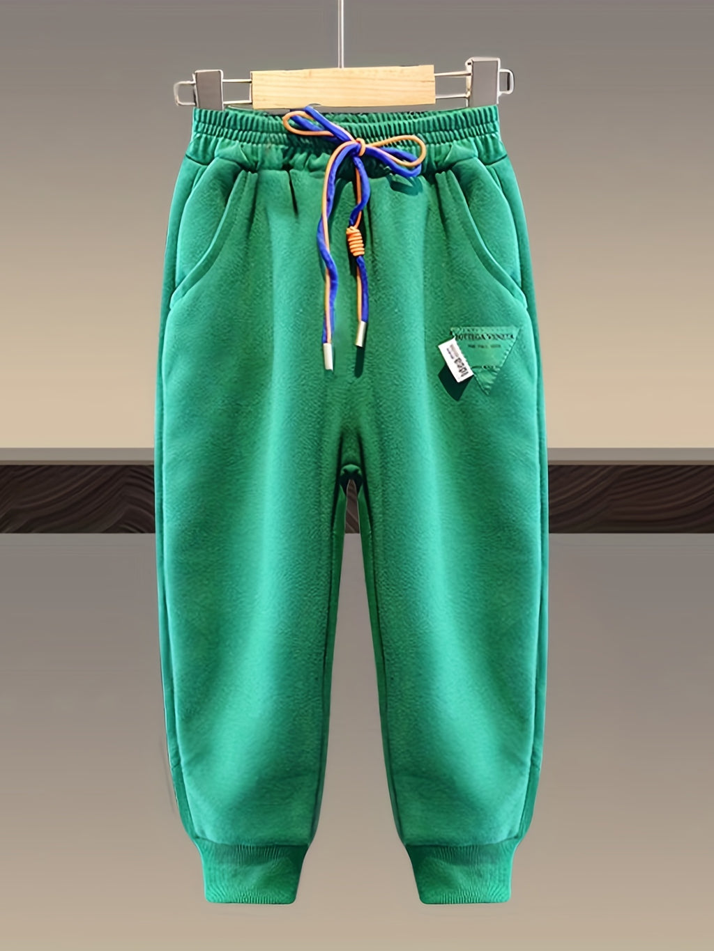 2pcs Boy's Beanie Bear Patched Outfit, Sweatshirt & Sweatpants Set, Trendy Long Sleeve Top, Kid's Clothes For Spring Fall Daily & Outdoor Wear, As Gift