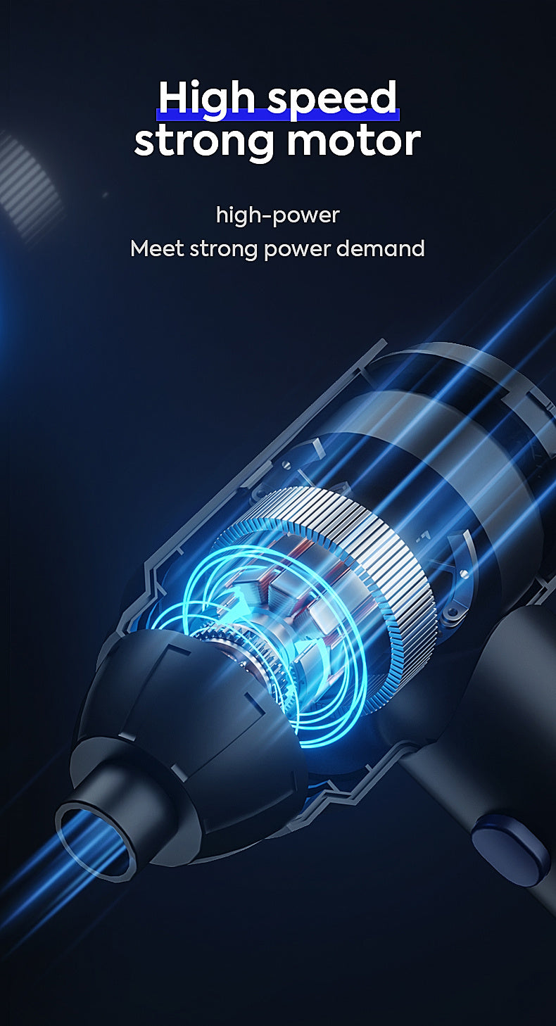 3 In 1 Compressed Air Duster, 60000RPM Cordless Dust Blower, 6000mAh Rechargeable Battery, 15000PA, Suitable For Room/Car/Keyboard Cleaning