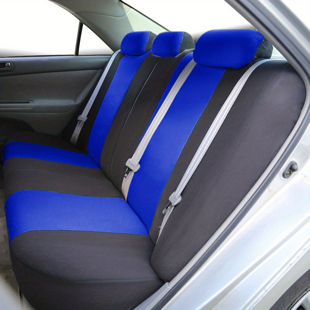 Upgrade Your Car Interior With A Universal Fit 5-Seat Polyester Car Seat Cover Set