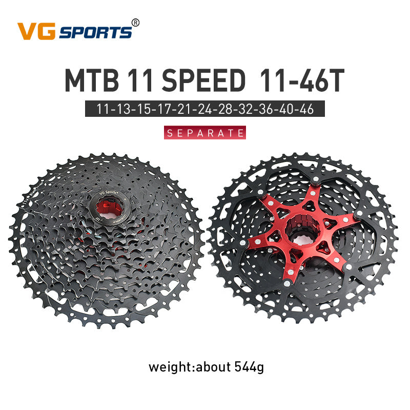 Lightweight MTB Bicycle Freewheel - Separate Aluminum Bracket, Superior Sprockets Performance