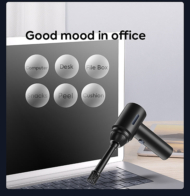 3 In 1 Compressed Air Duster, 60000RPM Cordless Dust Blower, 6000mAh Rechargeable Battery, 15000PA, Suitable For Room/Car/Keyboard Cleaning