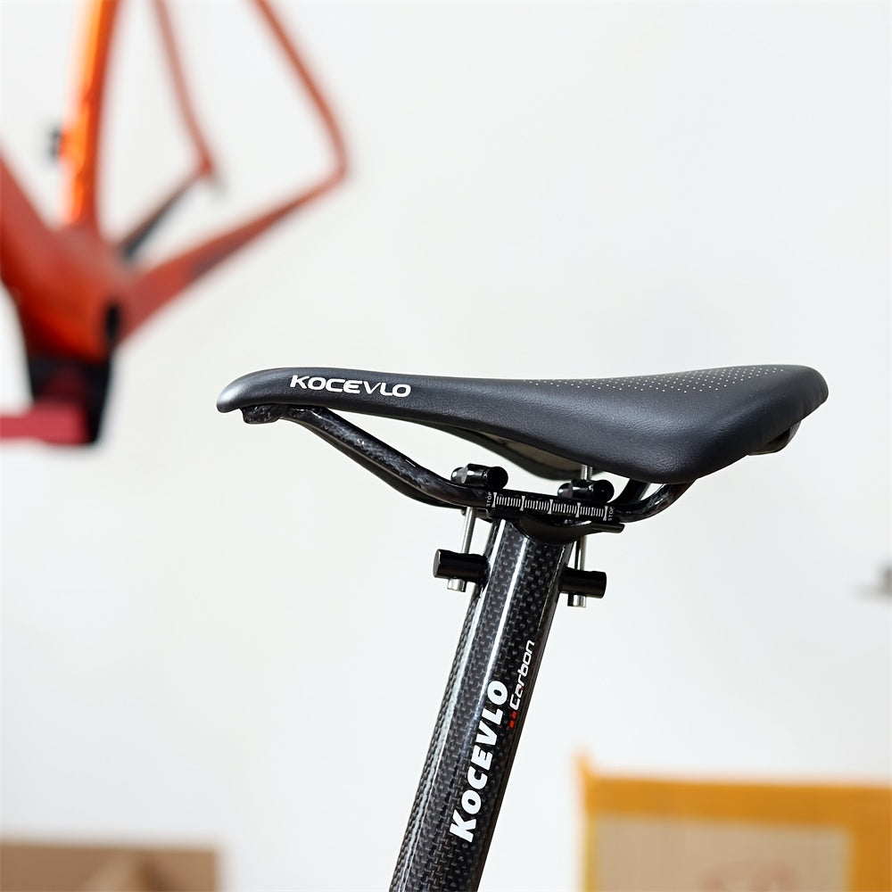 Lightweight and Comfortable Carbon Fiber Saddle - Perfect for Road Biking and MTB Riding!