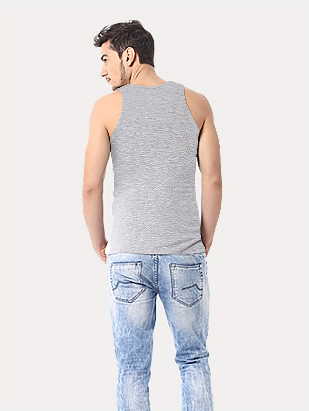 Men's Cotton Casual Breathable Comfy Sleeveless Tank Tops, Sports Vest, Men's Summer Clothes Outfits, Men's Undershirts Tops