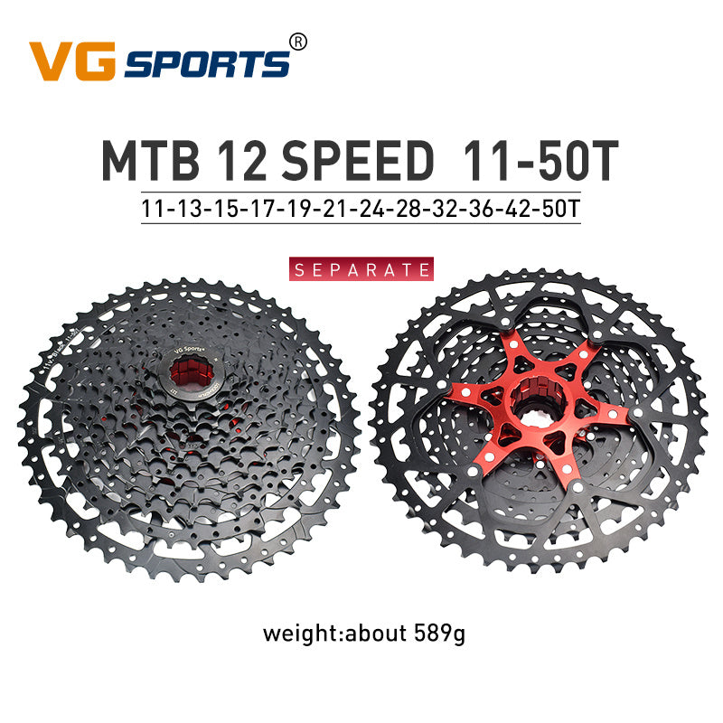Lightweight MTB Bicycle Freewheel - Separate Aluminum Bracket, Superior Sprockets Performance