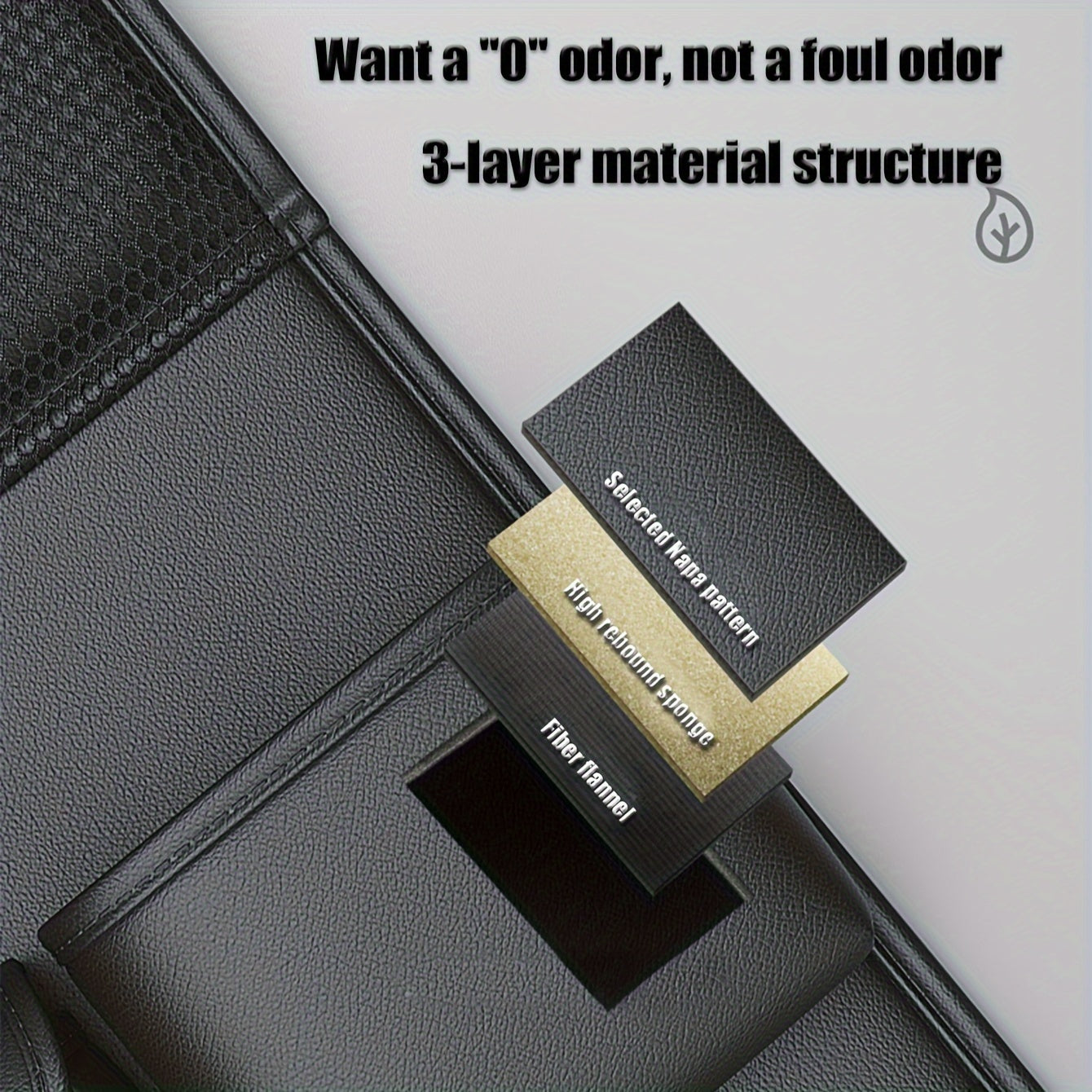 PU Leather Car Seat Back Hanging Storage Bag, Car Storage Bag With Folding Table, Multi-functional Storage Bag, Car Accessories