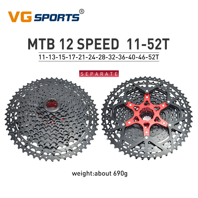Lightweight MTB Bicycle Freewheel - Separate Aluminum Bracket, Superior Sprockets Performance