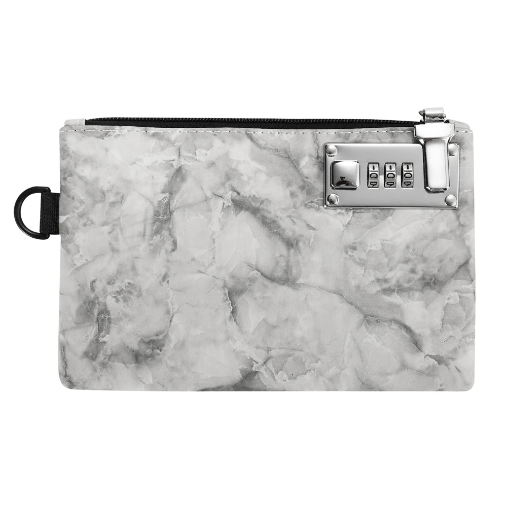 Bolsa de dinero Bolsa de depósito bancario Bolsa de medicina portátil Cartera pequeña con cerradura para monedas en efectivo