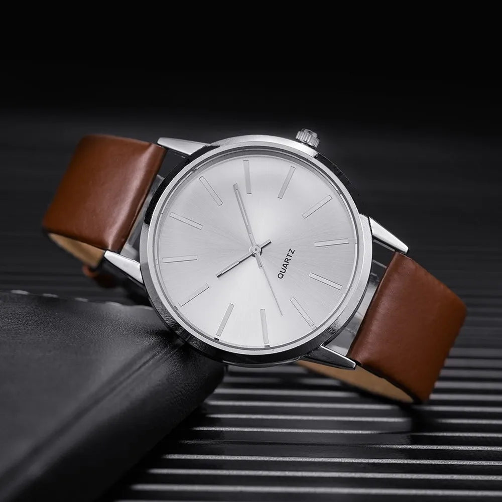 Reloj para hombre, marca superior, relojes de lujo para hombre, reloj de cuero, reloj de pulsera para hombre, reloj Masculino, relojes Mannen Erkek Saat Hodinky