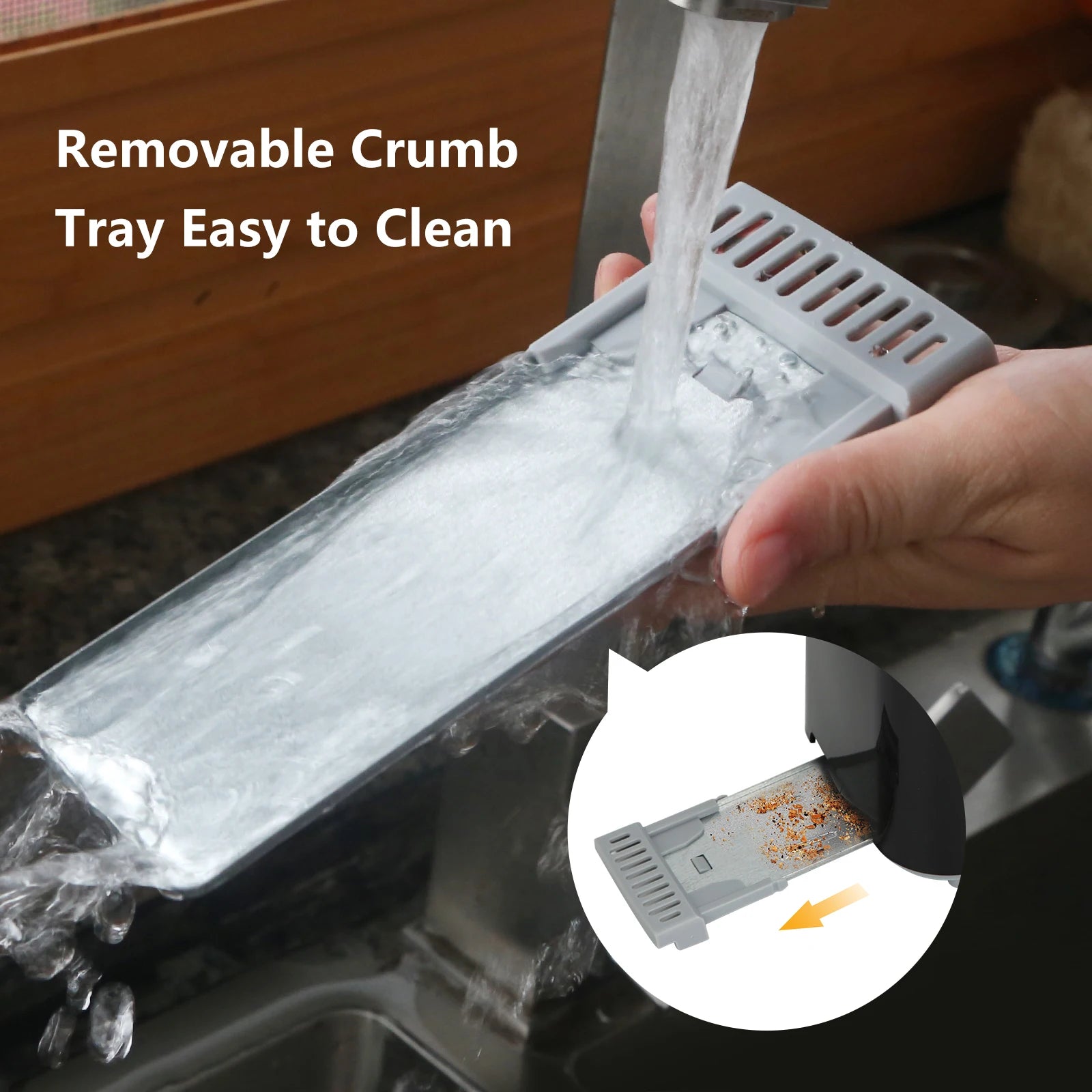 AIGOSTAR Tostadora, 2 Ranuras, 7 Ajustes, Bandeja Recogemigas Desmontable,Descongelación y Recalentar, Apagado Auto.(750W)