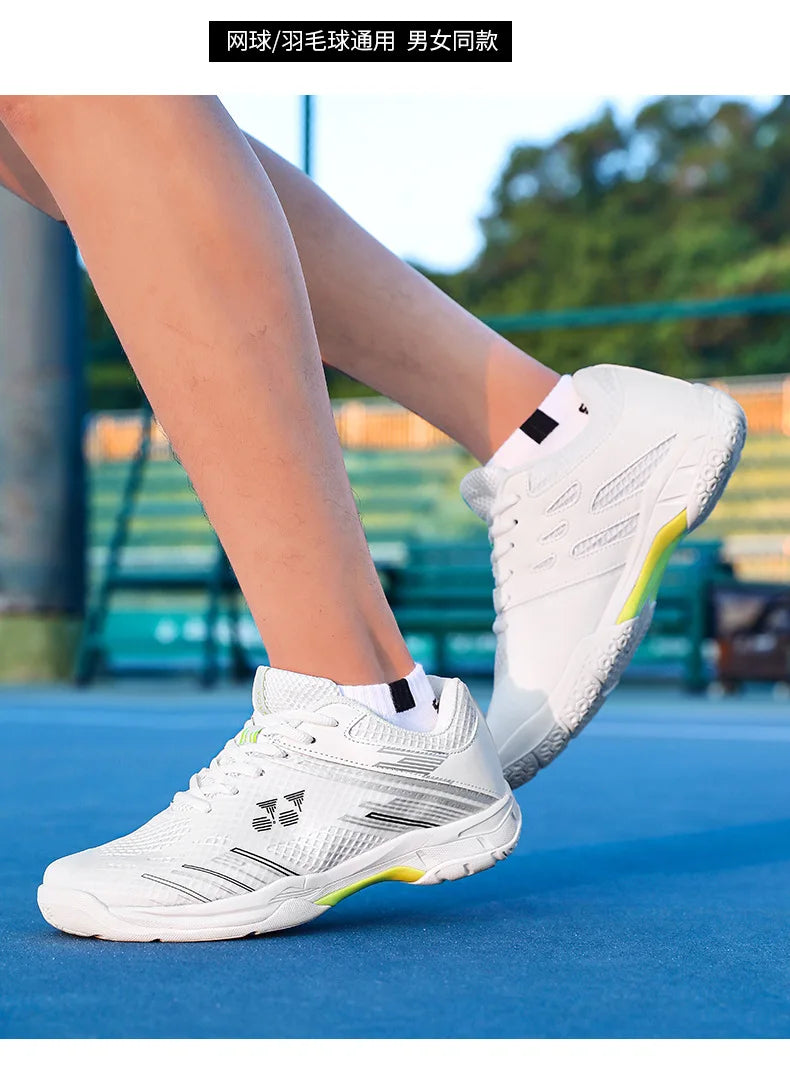 Men's Lightweight Summer Autumn Sports Padel Shoes Badminton Tennis Competition Sneakers Shock-Absorbing Features Mesh EVA
