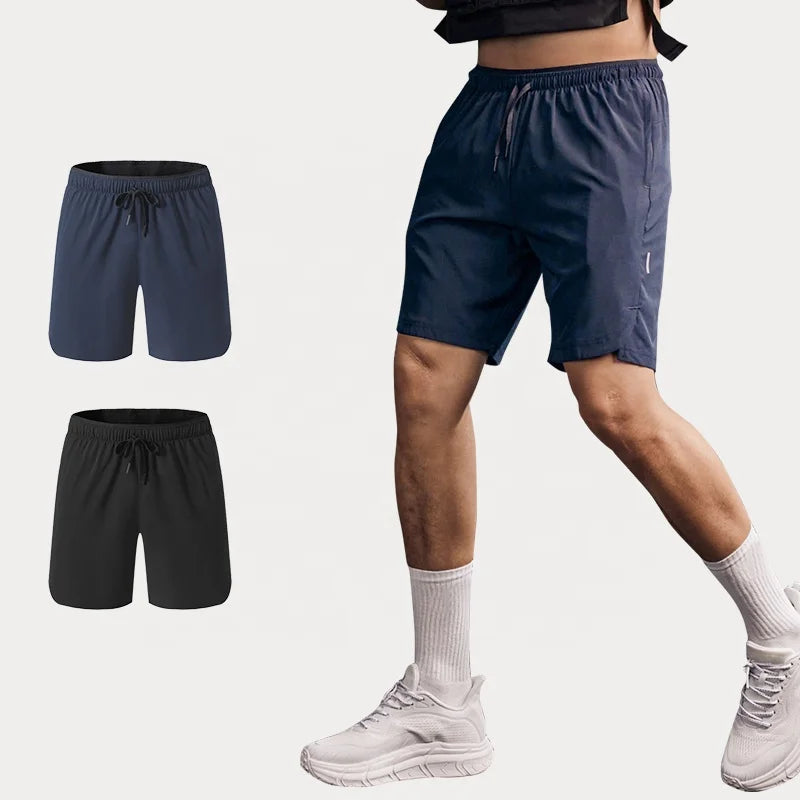Custom Logo Breathable Plus Size Gym Wear Men's Workout Running Basketball Tennis Padel Pickleball Shorts with Back Pocket