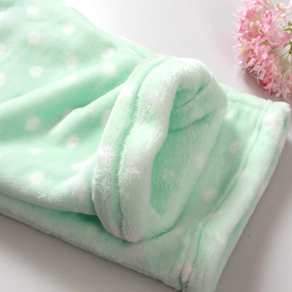 Pijamas de invierno, pantalones de Casa para mujer, pantalones elásticos, Pijamas holgados y cálidos y gruesos, pantalones, ropa de dormir estampada, ropa de dormir de otoño