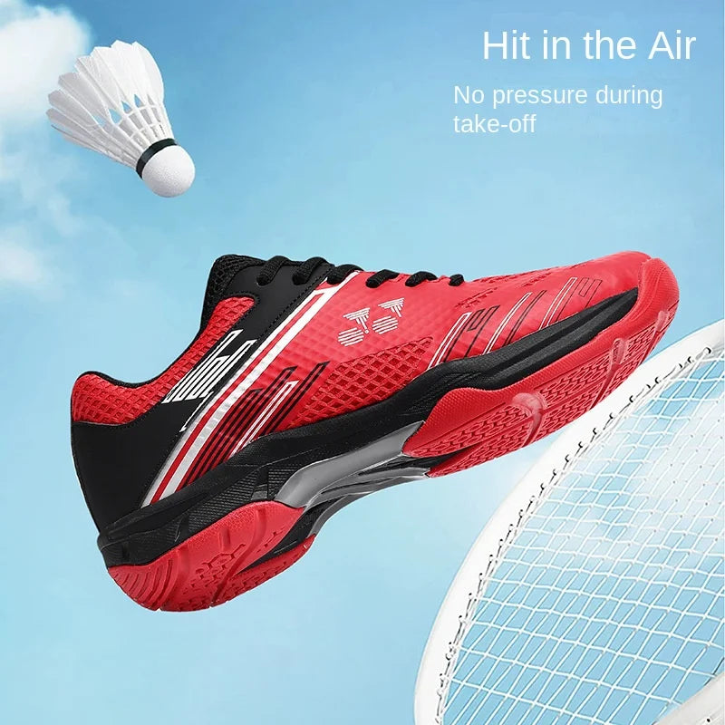 Men's Lightweight Summer Autumn Sports Padel Shoes Badminton Tennis Competition Sneakers Shock-Absorbing Features Mesh EVA