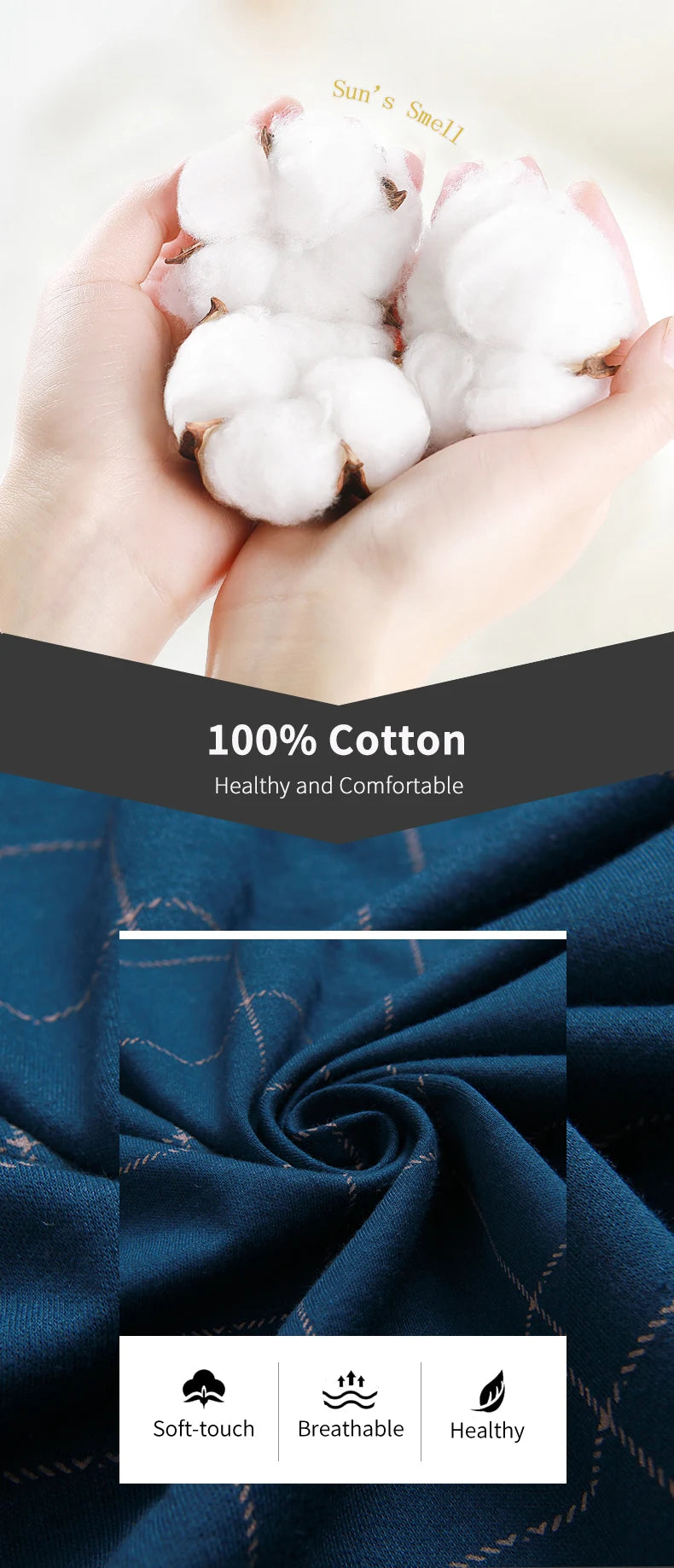 Pijamas de algodón 100% de Invierno para Hombre, ropa de dormir azul, Pijama cálido para Hombre, Pijamas de algodón para Hombre, Pijamas a cuadros de algodón de talla grande