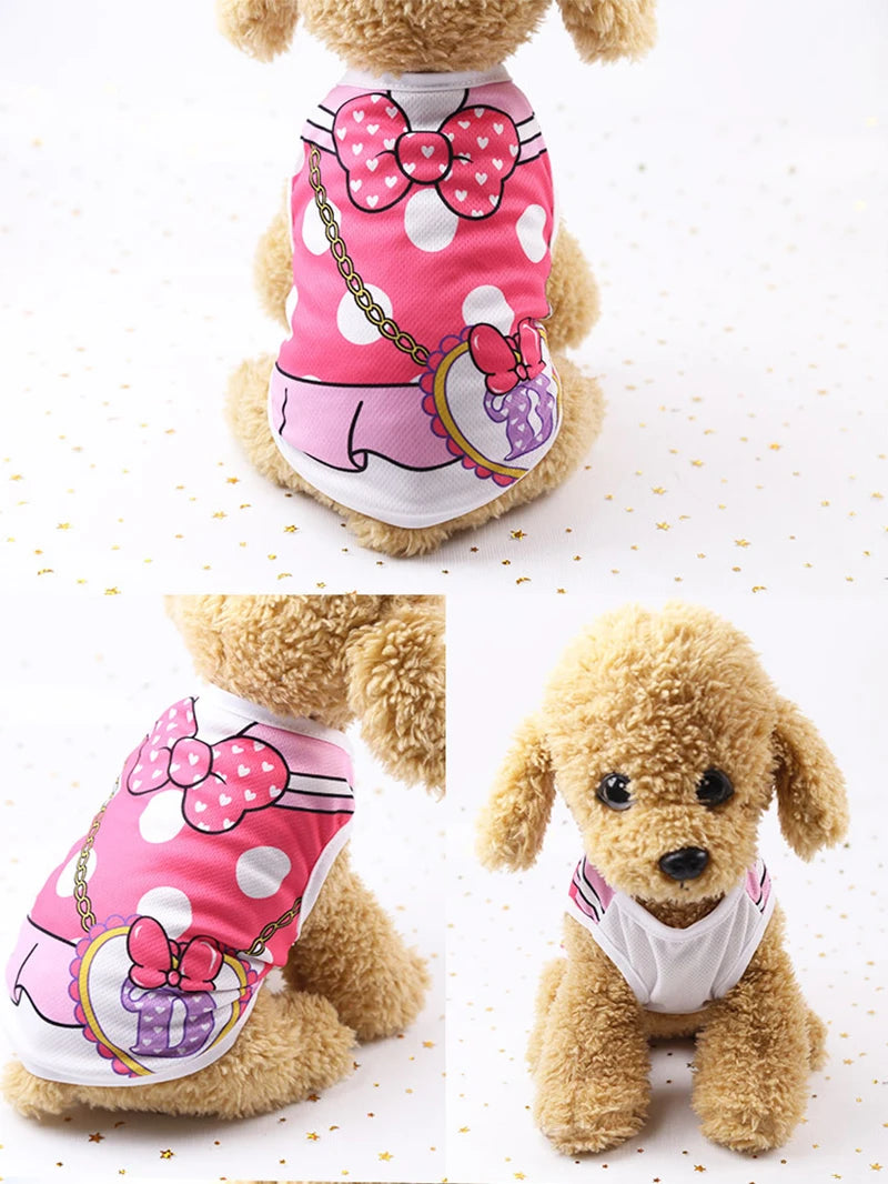 Ropa bonita Para Perros, Verano Otoño, malla transpirable, Ropa suave Para cachorros, Ropa de verano Para Perros pequeños, medianos, Gato, mascota, Chihuahua, Ropa Para Perros