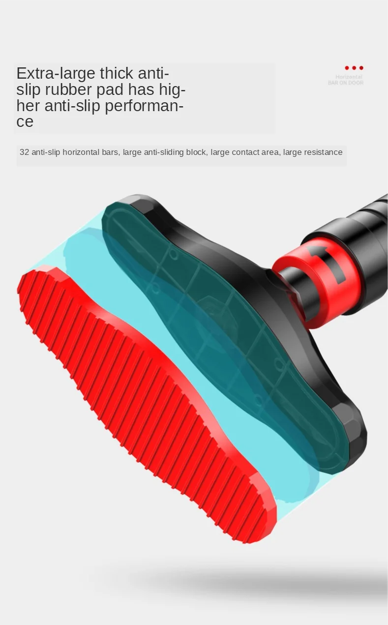 Barra Horizontal de puerta grande, barras de entrenamiento ajustables de acero para entrenamiento deportivo en casa, entrenamiento de brazo extraíble, barra para sentarse, equipo de Fitness
