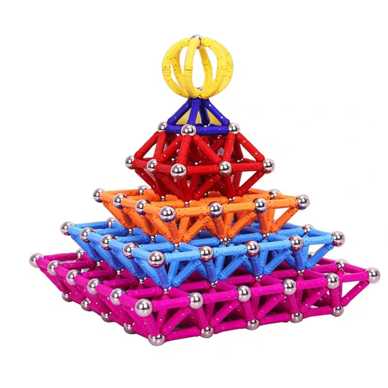 150-176 Uds palos magnéticos educativos para niños imanes Juguetes de bloques de construcción accesorios juguetes de construcción magnéticos de diseñador