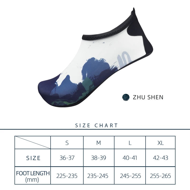 Nu-June Zapatos de agua para mujeres y hombres, zapatos descalzos de verano, calcetines acuáticos de secado rápido para playa, natación, snorkel, Yoga, ejercicio Aqua