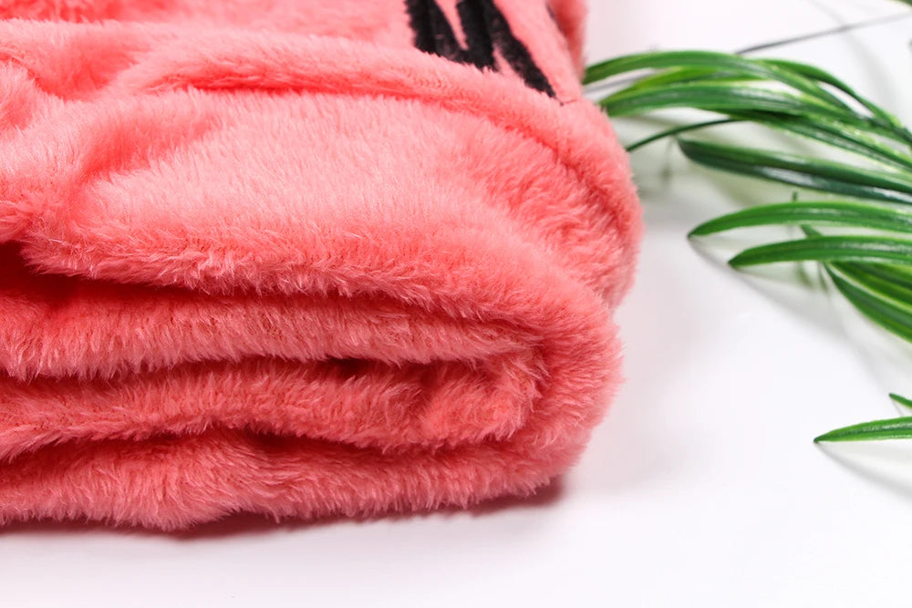 Pijamas de lana para Mujer, conjunto de Pijamas cálidos para otoño e invierno, lencería Sexy para Mujer, Pijama de gato, ropa de dormir para Mujer, ropa de casa