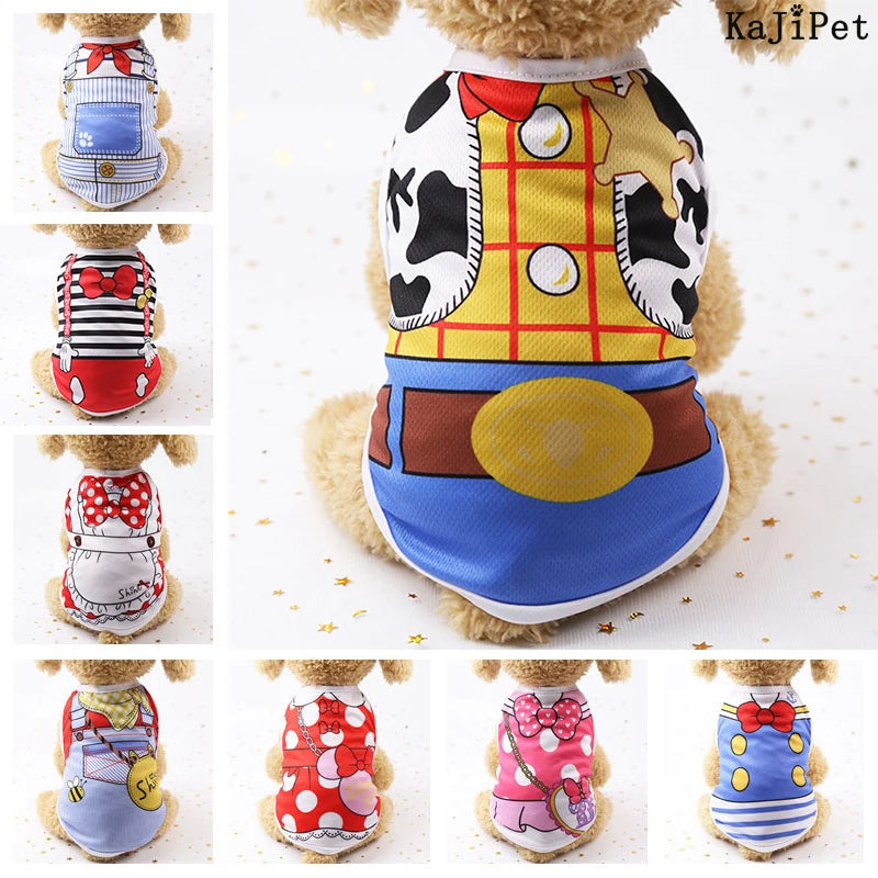 Ropa bonita Para Perros, Verano Otoño, malla transpirable, Ropa suave Para cachorros, Ropa de verano Para Perros pequeños, medianos, Gato, mascota, Chihuahua, Ropa Para Perros