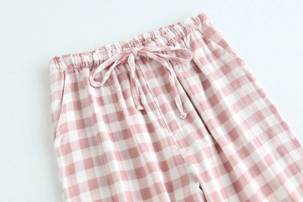 Pijamas de invierno, pantalones de Casa para mujer, pantalones elásticos, Pijamas holgados y cálidos y gruesos, pantalones, ropa de dormir estampada, ropa de dormir de otoño