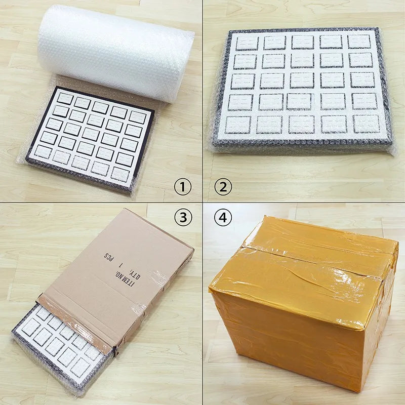 Joyero de madera de lujo, caja de exhibición multifunción de madera Vintage, elegante estuche de almacenamiento marrón oscuro, gemelos de lujo, Dis de joyería, nuevo