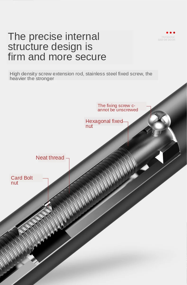 Barra Horizontal de puerta grande, barras de entrenamiento ajustables de acero para entrenamiento deportivo en casa, entrenamiento de brazo extraíble, barra para sentarse, equipo de Fitness