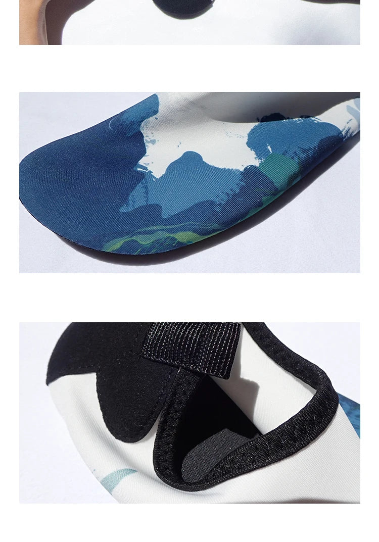 Nu-June Zapatos de agua para mujeres y hombres, zapatos descalzos de verano, calcetines acuáticos de secado rápido para playa, natación, snorkel, Yoga, ejercicio Aqua