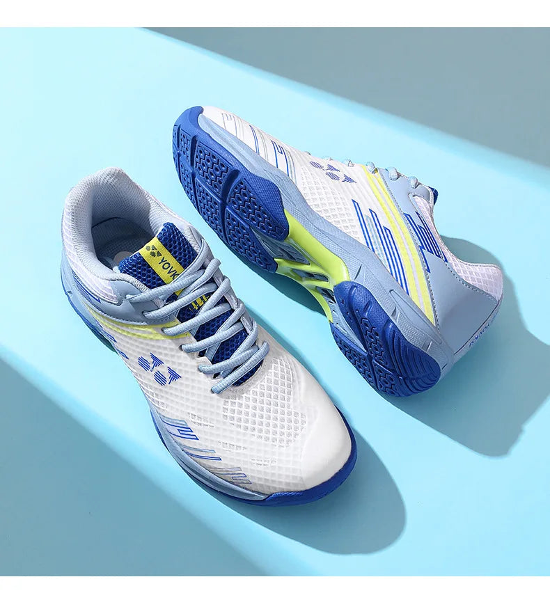 Men's Lightweight Summer Autumn Sports Padel Shoes Badminton Tennis Competition Sneakers Shock-Absorbing Features Mesh EVA