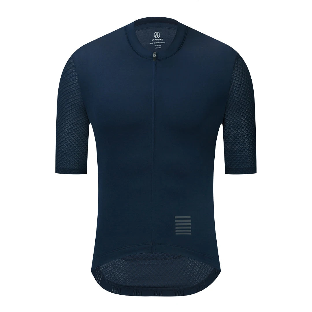 YKYWBIKE-Camiseta de ciclismo para hombre, Maillot de verano para bicicleta de montaña, camiseta para descenso, equipo profesional de alta calidad, ropa de bicicleta de manga corta