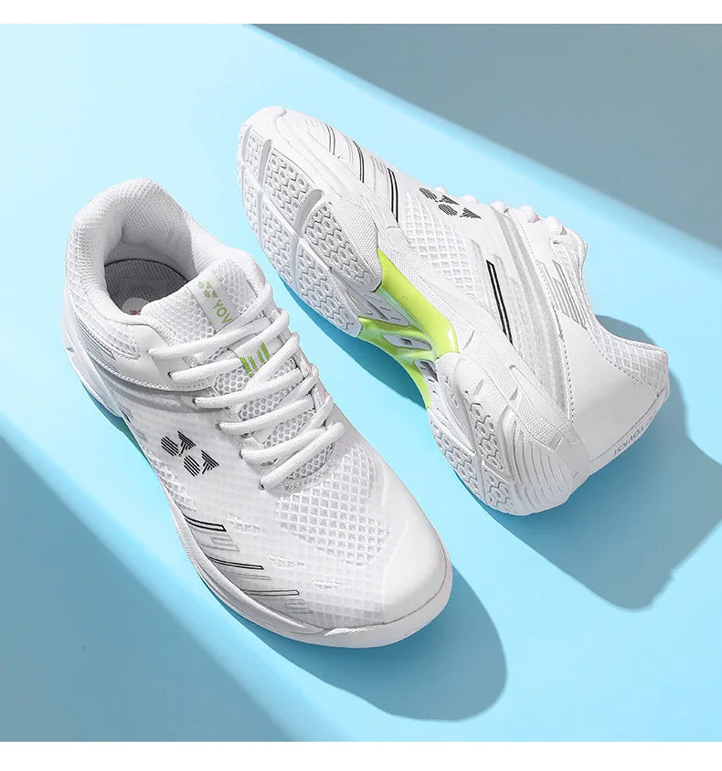 Men's Lightweight Summer Autumn Sports Padel Shoes Badminton Tennis Competition Sneakers Shock-Absorbing Features Mesh EVA