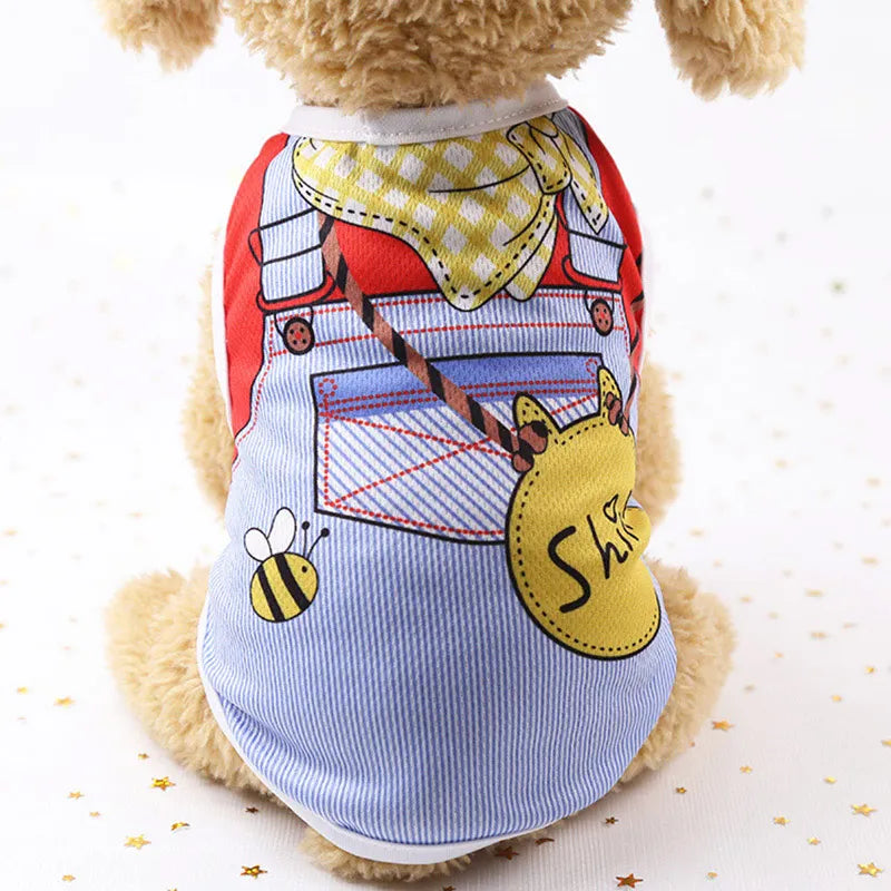 Ropa bonita Para Perros, Verano Otoño, malla transpirable, Ropa suave Para cachorros, Ropa de verano Para Perros pequeños, medianos, Gato, mascota, Chihuahua, Ropa Para Perros